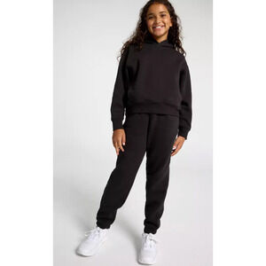 Girls DSG Sport Fleece Pullover Hoodie Black Size Small (8-9) NWT MSRP 35